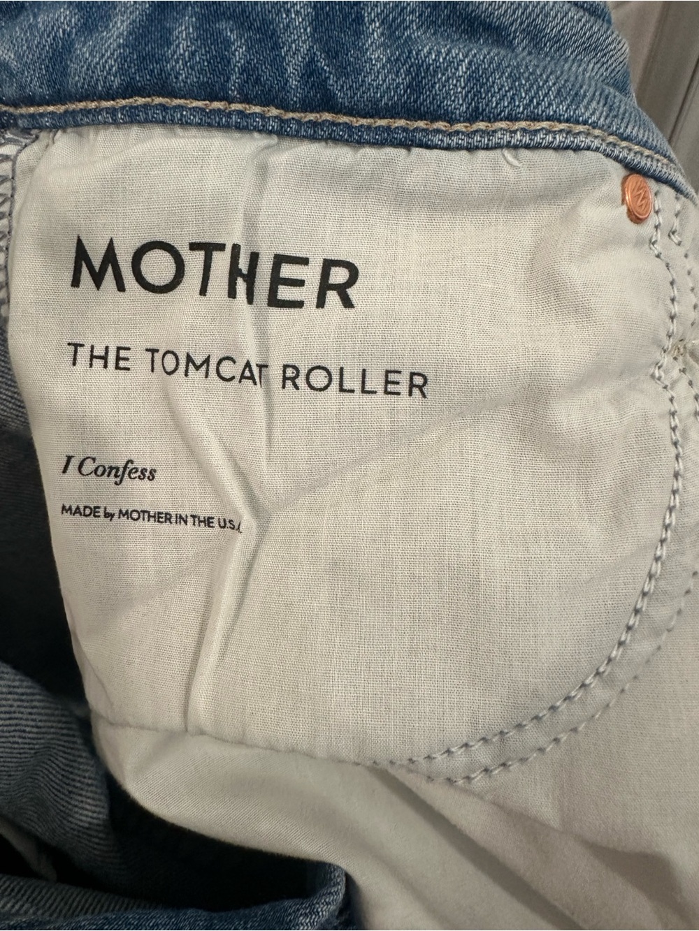 MOTHER Tomcat Roller High Waisted Jeans - Picture 4 of 11